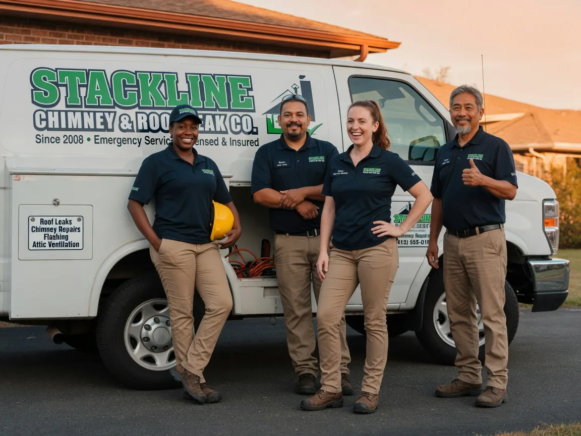 Chimney flashing repair company in North Branch, MN